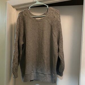 Time and Tru Heather Gray Women's Sweater